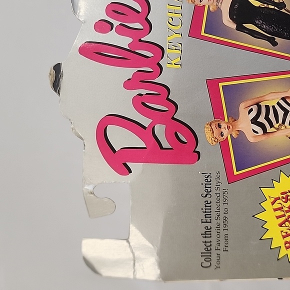 Barbie Keychain with Black and White Swimsuit - Picture 3 of 16